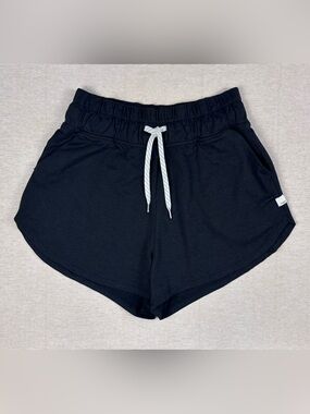Vuori Black Performance Lounge Shorts Drawstring Pocket Athleisure Size OS